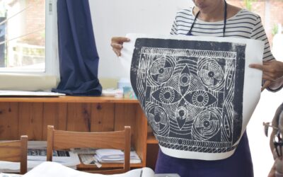 Une rencontre artistique autour de la gravure à l’établissement